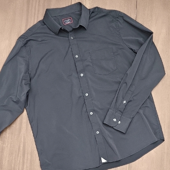 UNTUCKit Black Casual Button Down Shirt Stretch Men's XL - Picture 1 of 7